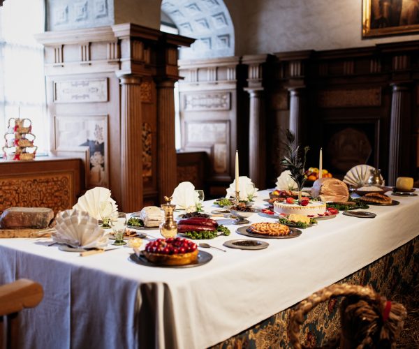 Dukat julbord på Kalmar Slott