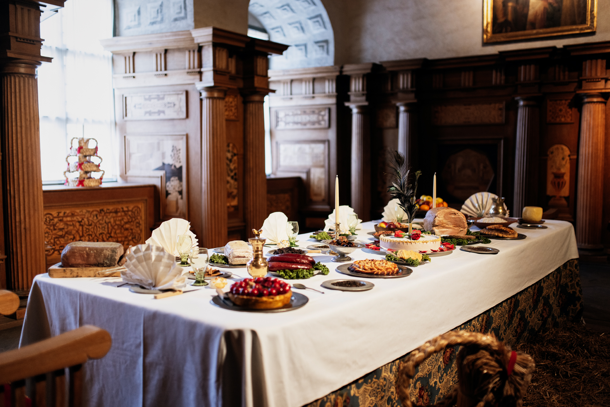 Dukat julbord på Kalmar Slott