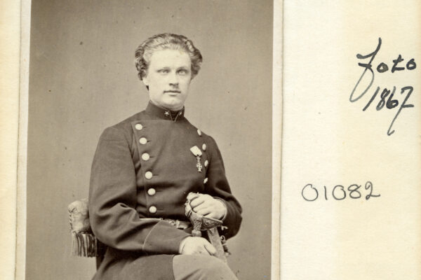 Svartvitt foto på Axel Palme (1843-1869)